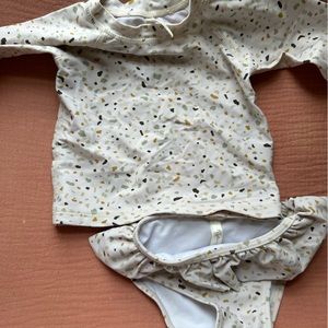 Rylee & Cru terrazzo bathing suit